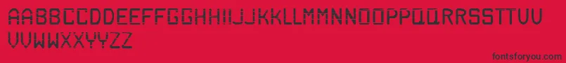 Labour Font – Black Fonts on Red Background