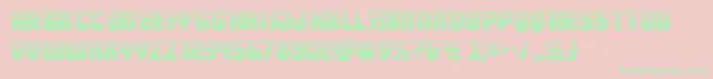 Armyrangershalf Font – Green Fonts on Pink Background