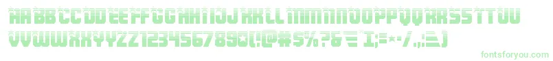 Armyrangershalf-Schriftart – Grüne Schriften