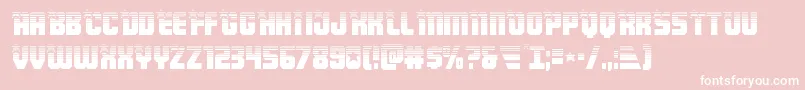 Armyrangershalf Font – White Fonts on Pink Background