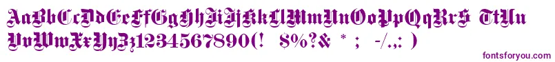 Dsfettegotisch Font – Purple Fonts