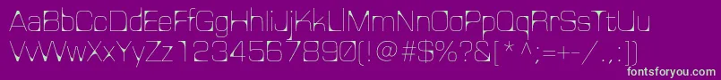 Nelmac Font – Green Fonts on Purple Background