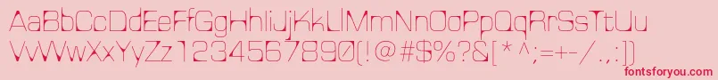 Nelmac Font – Red Fonts on Pink Background