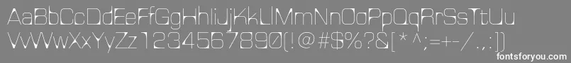 Nelmac Font – White Fonts on Gray Background