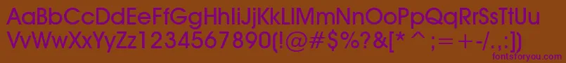 Tt0156m Font – Purple Fonts on Brown Background