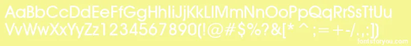 Tt0156m Font – White Fonts on Yellow Background