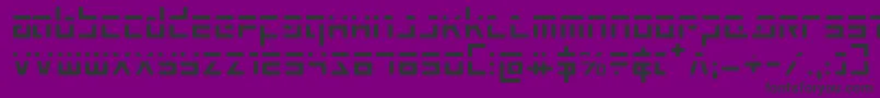 Prokofievph-fontti – mustat fontit violetilla taustalla