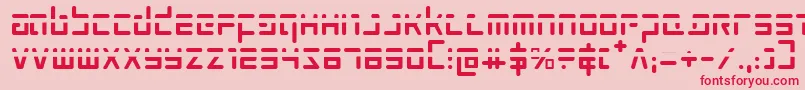 Prokofievph Font – Red Fonts on Pink Background