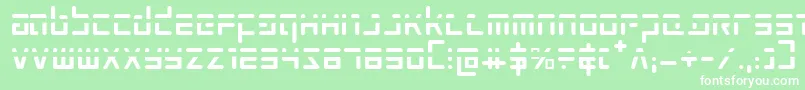 Prokofievph Font – White Fonts on Green Background