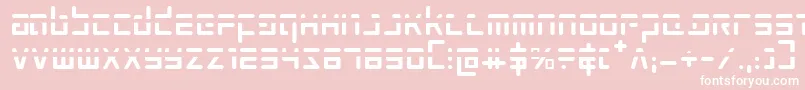 Prokofievph Font – White Fonts on Pink Background