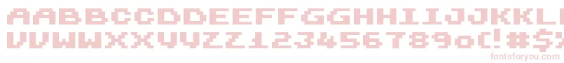 Harmonica Font – Pink Fonts on White Background