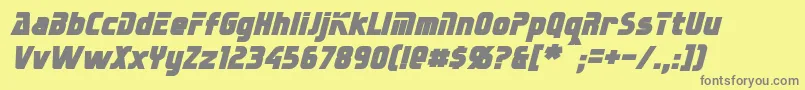 En savoir plus sur la police SternbachBoldItalic Police SternbachBoldItalic – polices grises sur fond jaune