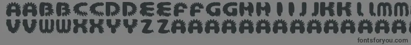 AztecBouffon Font – Black Fonts on Gray Background