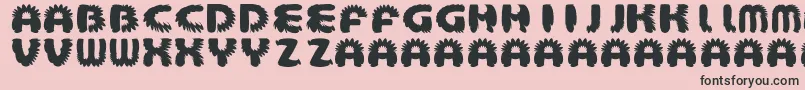 AztecBouffon Font – Black Fonts on Pink Background