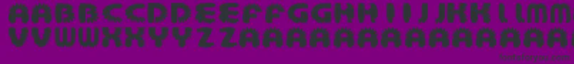 AztecBouffon Font – Black Fonts on Purple Background