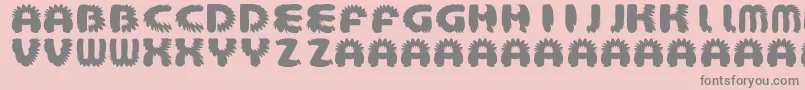 AztecBouffon Font – Gray Fonts on Pink Background