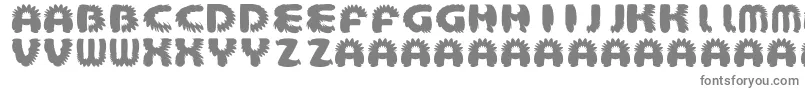 AztecBouffon Font – Gray Fonts on White Background