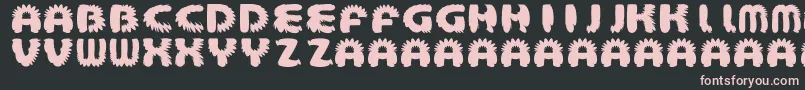 AztecBouffon Font – Pink Fonts on Black Background