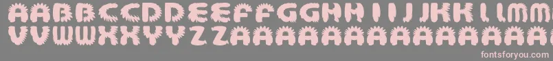 AztecBouffon Font – Pink Fonts on Gray Background