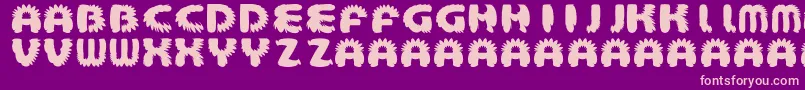 More about AztecBouffon Font AztecBouffon Font – Pink Fonts on Purple Background