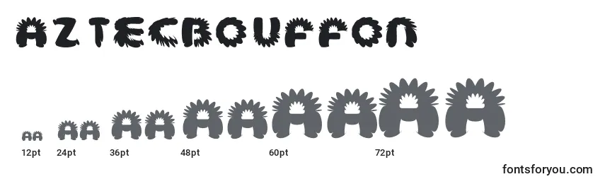 AztecBouffon Font Sizes