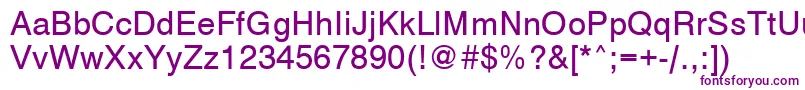 Vantaplain Font – Purple Fonts on White Background