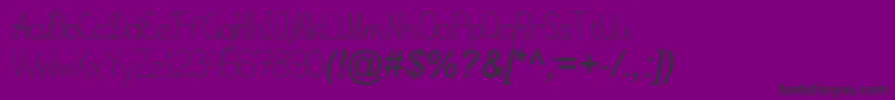 Viper78March05Year2014-Schriftart – Schwarze Schriften auf violettem Hintergrund