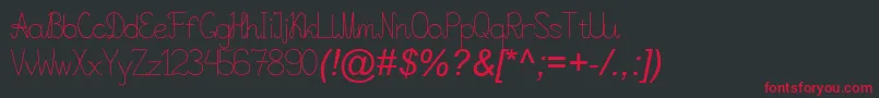 Viper78March05Year2014 Font – Red Fonts on Black Background