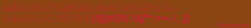 Viper78March05Year2014 Font – Red Fonts on Brown Background