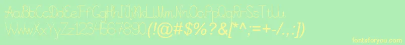 Подробнее о шрифте Viper78March05Year2014 Шрифт Viper78March05Year2014 – жёлтые шрифты на зелёном фоне