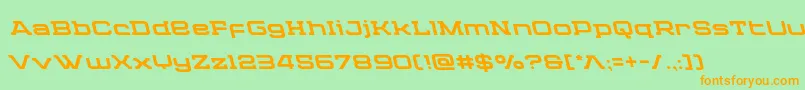 Cydoniacenturyleft Font – Orange Fonts on Green Background