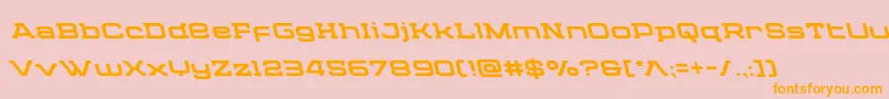 Cydoniacenturyleft Font – Orange Fonts on Pink Background