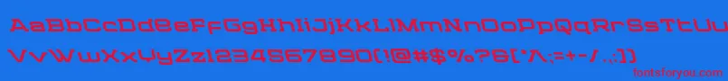 Cydoniacenturyleft Font – Red Fonts on Blue Background