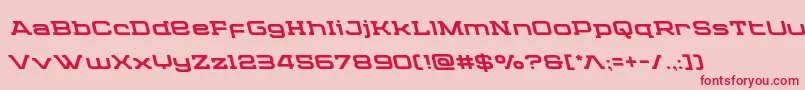 Cydoniacenturyleft Font – Red Fonts on Pink Background