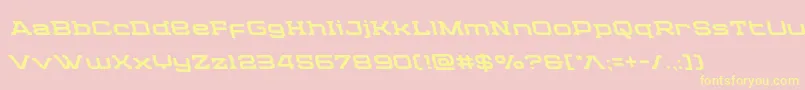 Cydoniacenturyleft Font – Yellow Fonts on Pink Background
