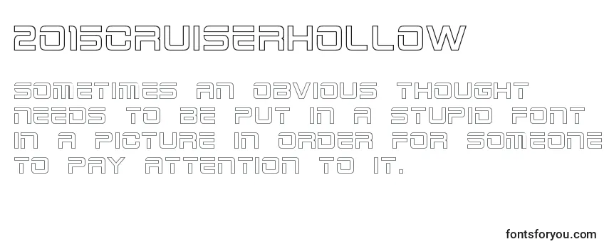 Review of the 2015CruiserHollow (102309) Font