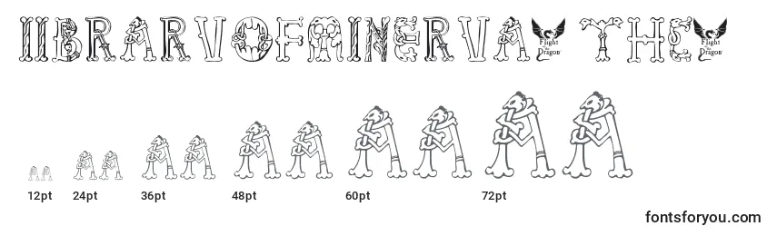 LibraryOfMinerva9thC. Font Sizes