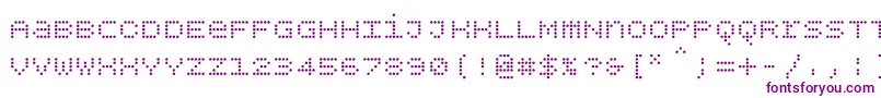 Bpdotsunicase-fontti – violetit fontit
