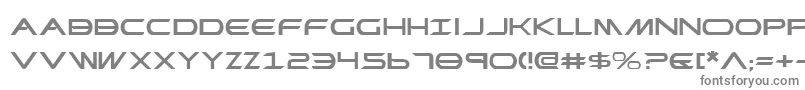 フォントPrometheanExpanded – 白い背景に灰色の文字