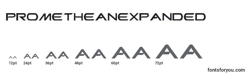 PrometheanExpanded Font Sizes
