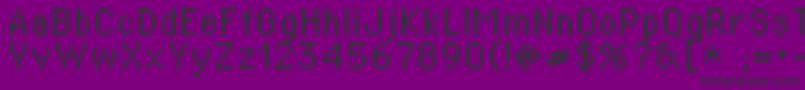 Supertext02 Font – Black Fonts on Purple Background