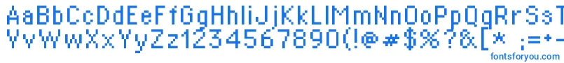 フォントSupertext02 – 青いフォント