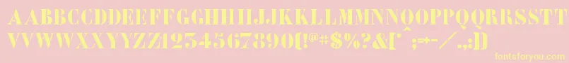 fuente Learchitect – Fuentes Amarillas Sobre Fondo Rosa
