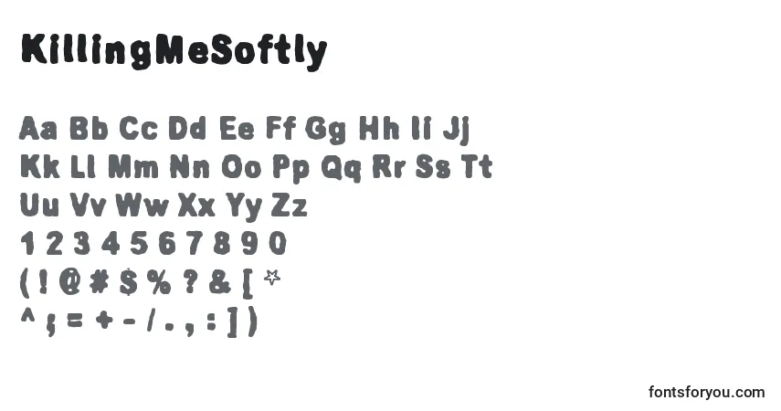 KillingMeSoftly Font – alphabet, numbers, special characters