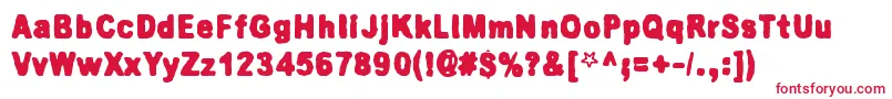 KillingMeSoftly Font – Red Fonts on White Background