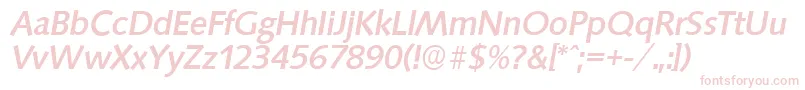 SaxonyserialMediumItalic Font – Pink Fonts