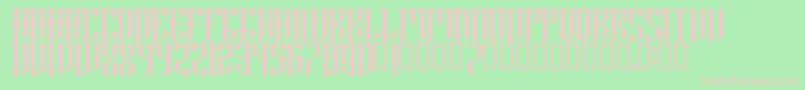 BrooklynRegular Font – Pink Fonts on Green Background