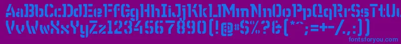 More about WcWunderbach Font WcWunderbach Font – Blue Fonts on Purple Background
