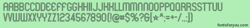 Więcej informacji o czcionce MexcellentRg Czcionka MexcellentRg – czarne czcionki na zielonym tle