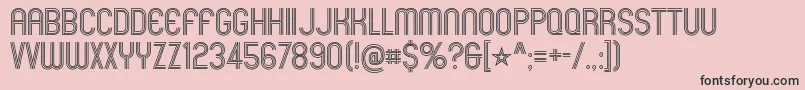 MexcellentRg Font – Black Fonts on Pink Background